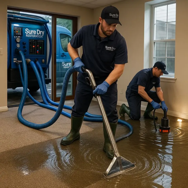 Water Extraction and Removal process in West Barnstable, MA